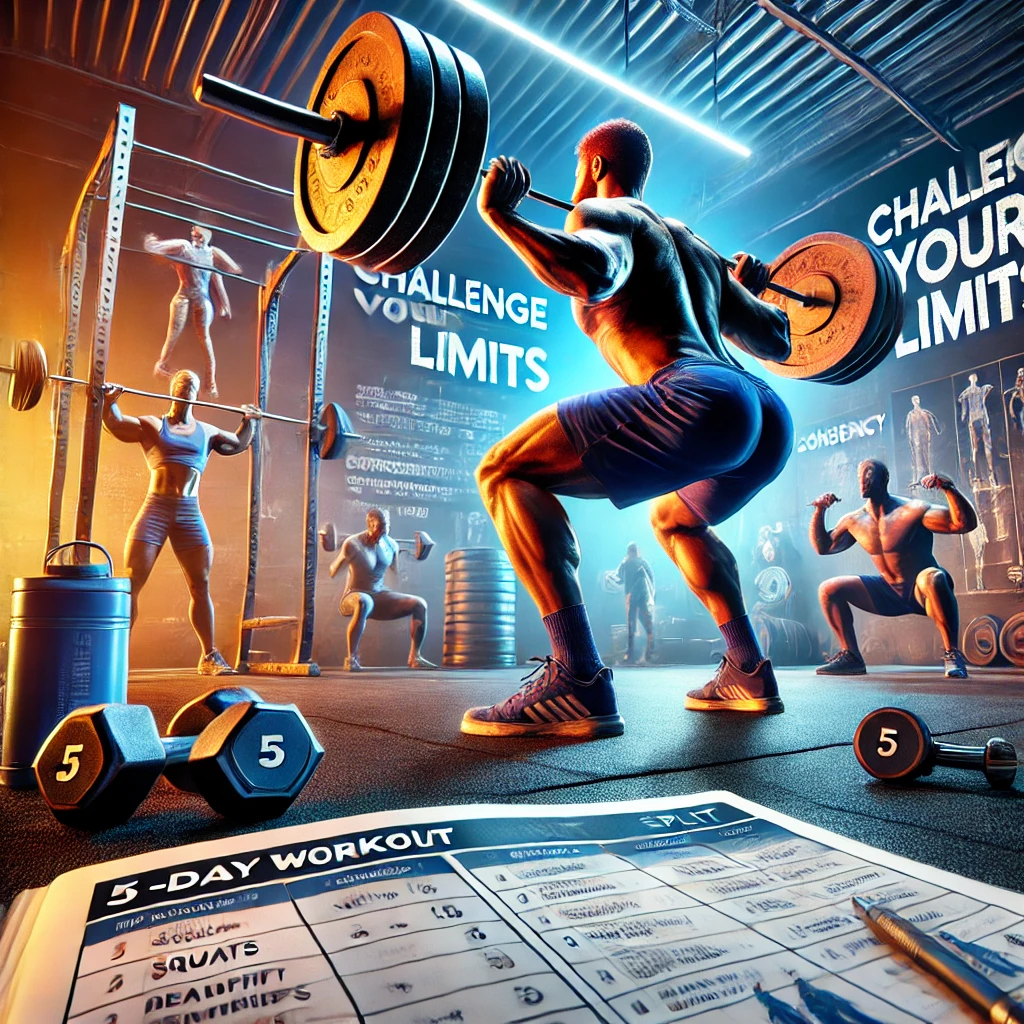 5-Day Split Workout Image