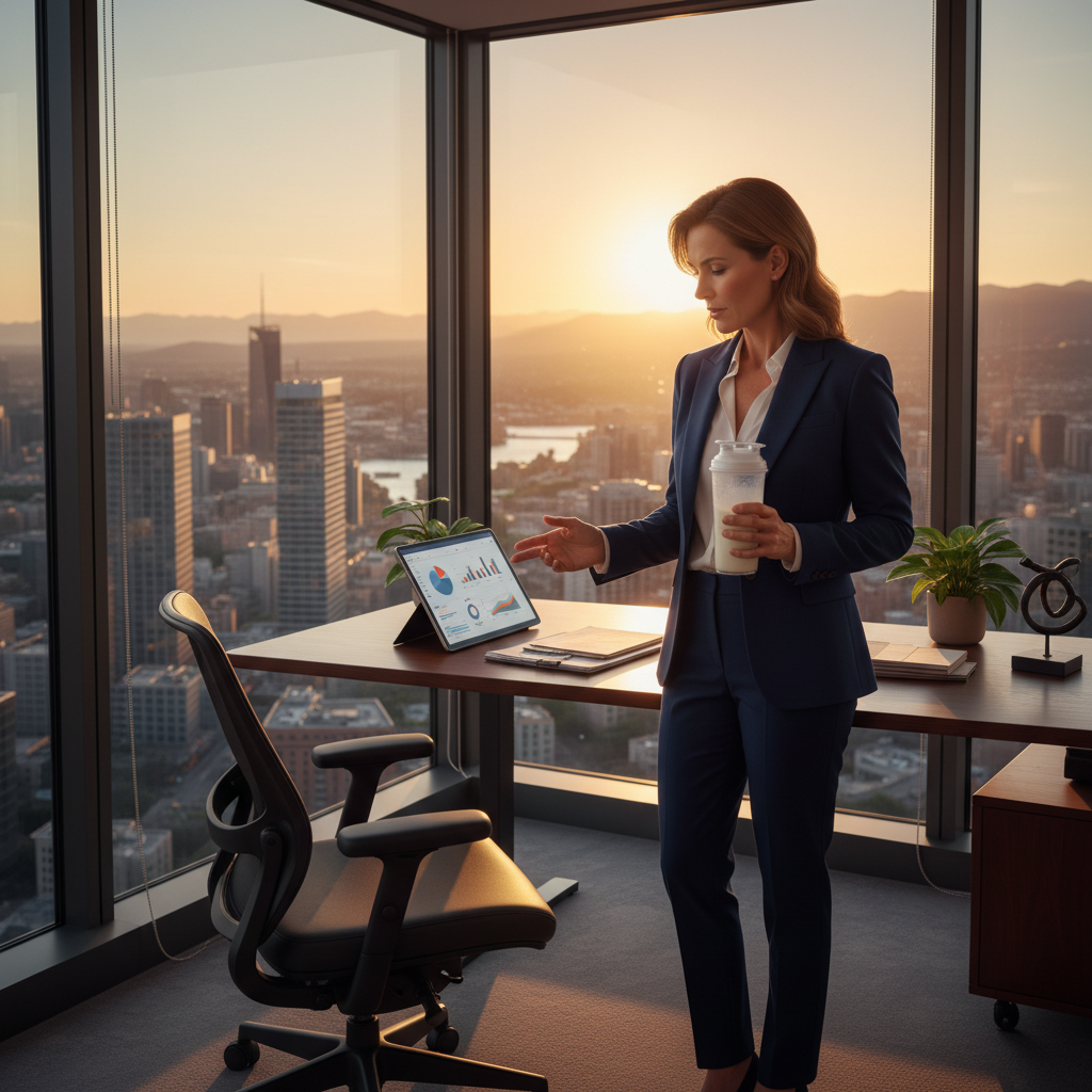 High performance nutrition for C-suite leaders: optimize energy and focus - health blog illustration